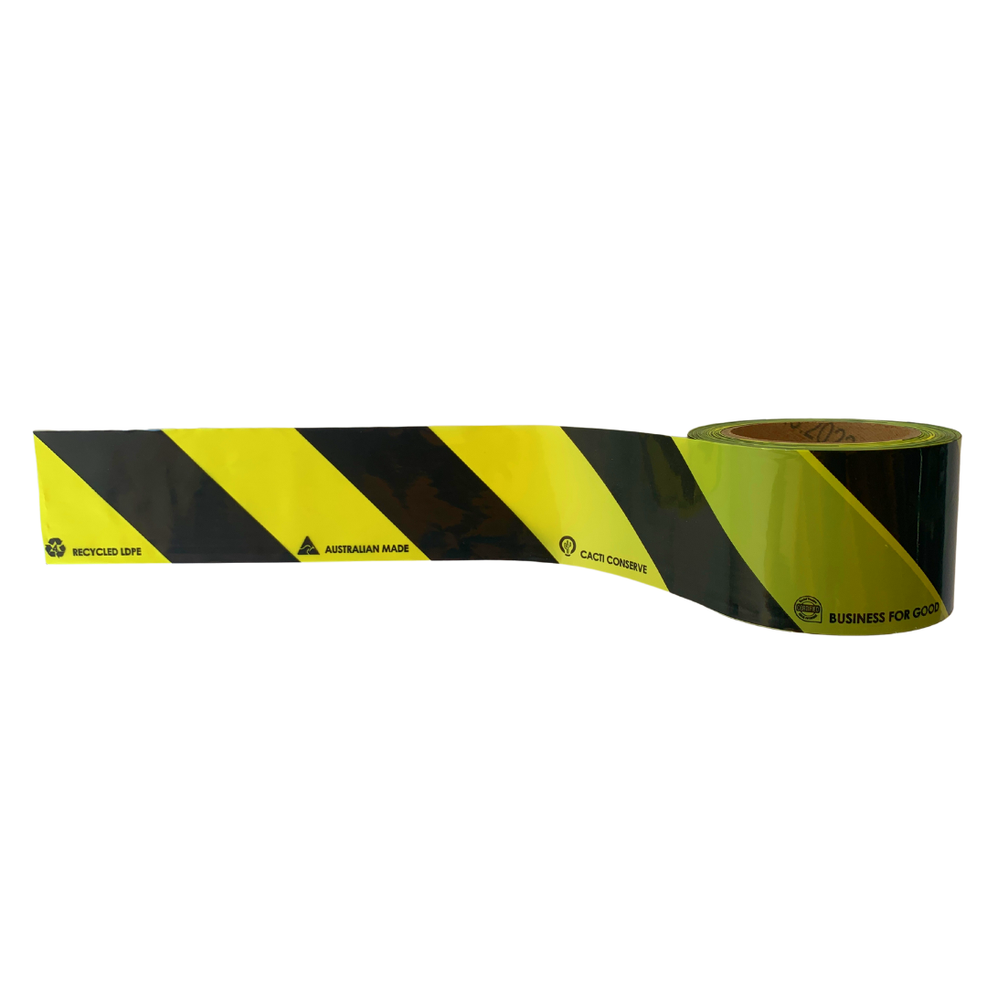 Eco Barricade Tapes - Recycled Plastic