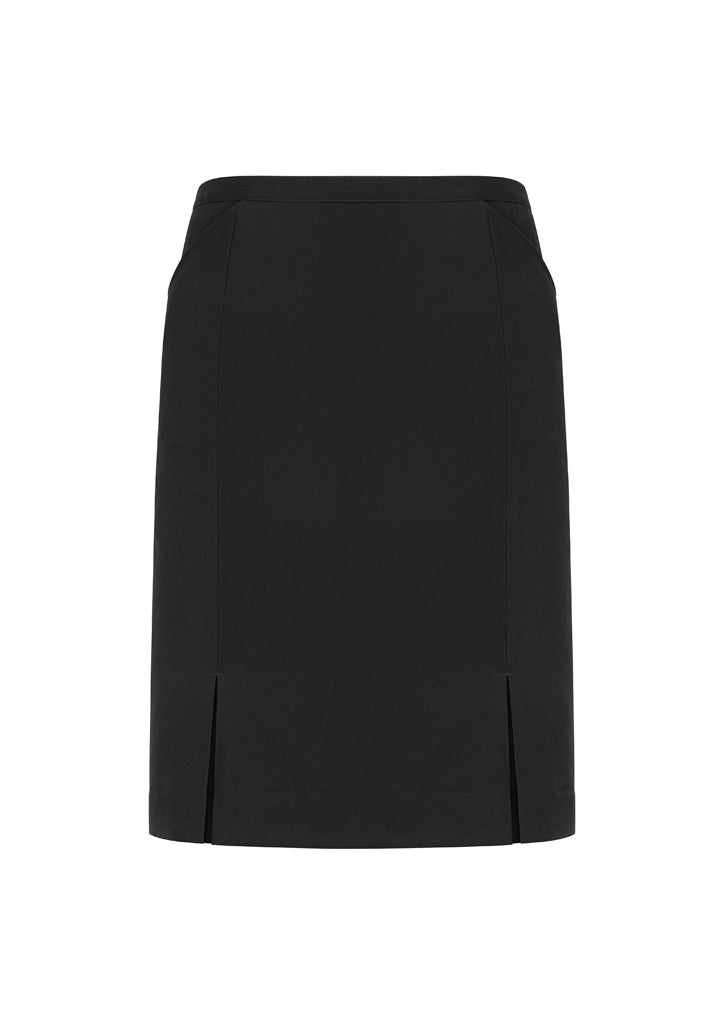 Siena Womens Front Pleat Detail Straight Skirt