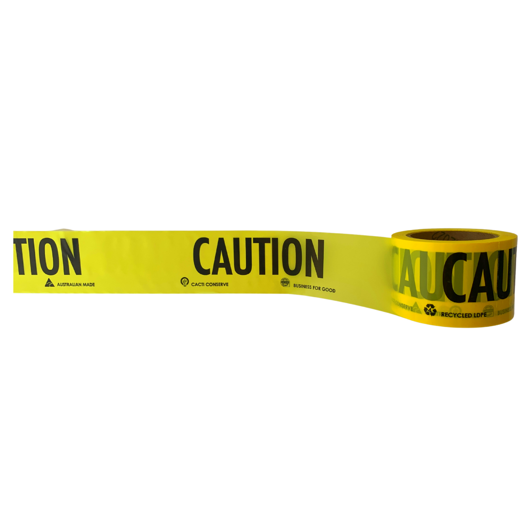 Eco Barricade Tapes - Recycled Plastic