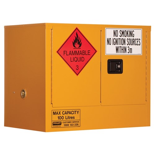 FLAMMABLE CABINET 100L 2D1S