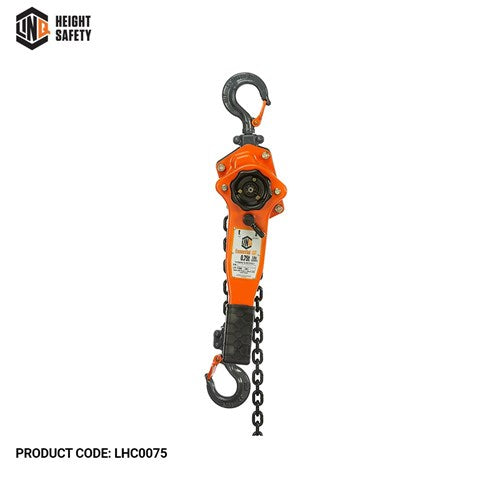 LEVER HOIST COMMERCIAL 0.75T 1.5m LIFT