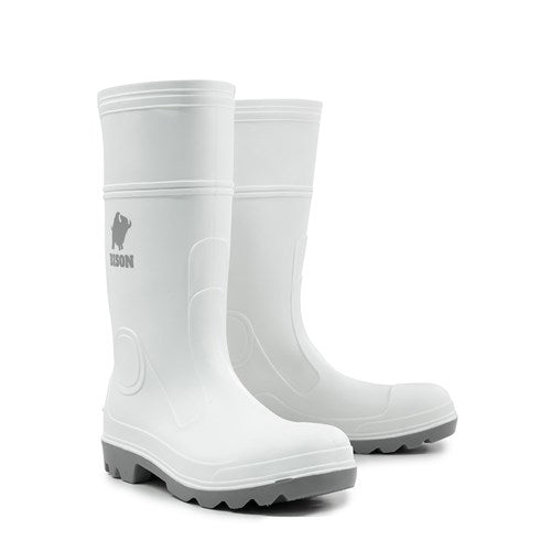 GUMBOOT MOHAWK WHITE/GREY SOLE