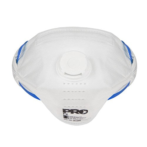 P2 RESPIRATOR + VALVE FLAT FOLD 10/BOX