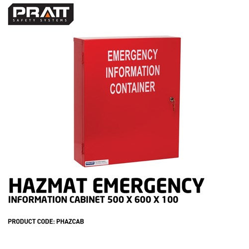 HAZMAT EMERGENCY INFO CABINET