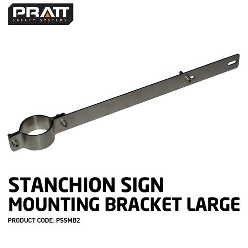 STANCHION SIGN MOUNTING BRACKET LGE