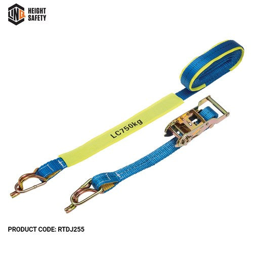 RATCHET TIE DOWN 0.75T 25mm x 5m BLUE