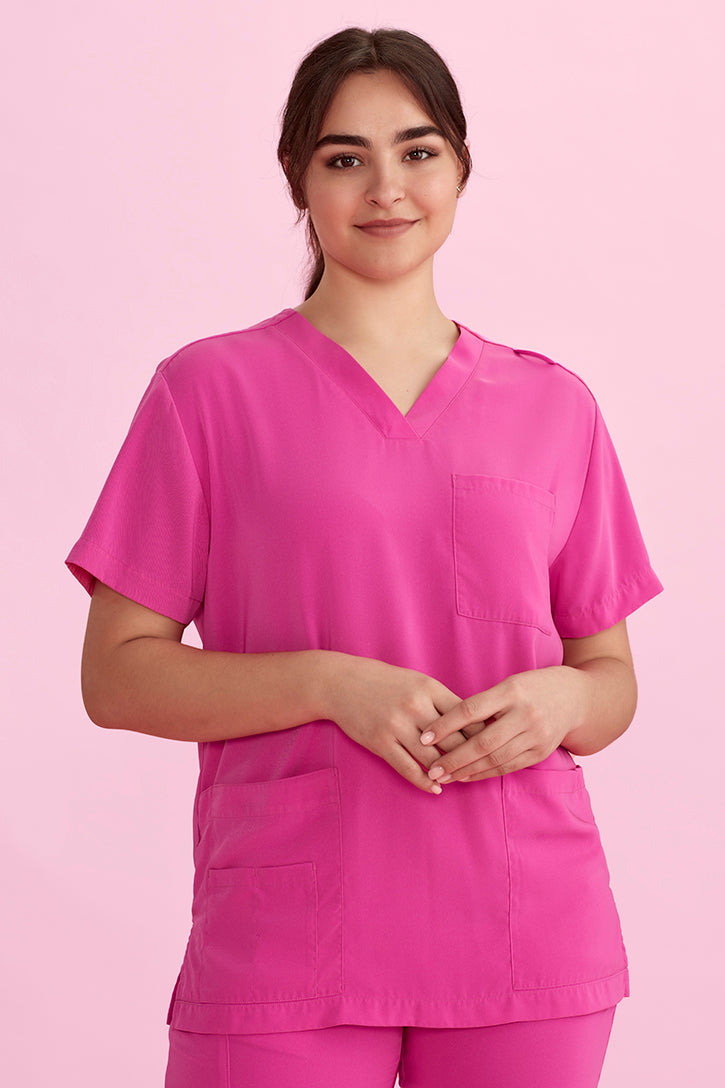 Unisex V-Neck Scrub Top