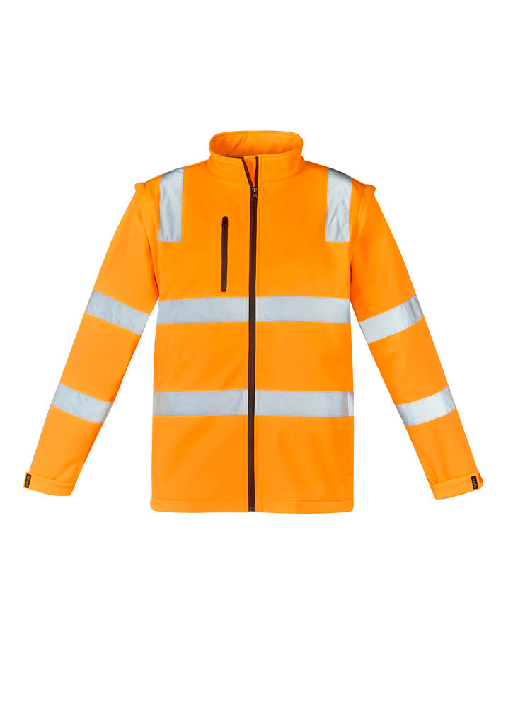 Unisex Hi Vis Vic Rail 2 in 1 Softshell Jacket