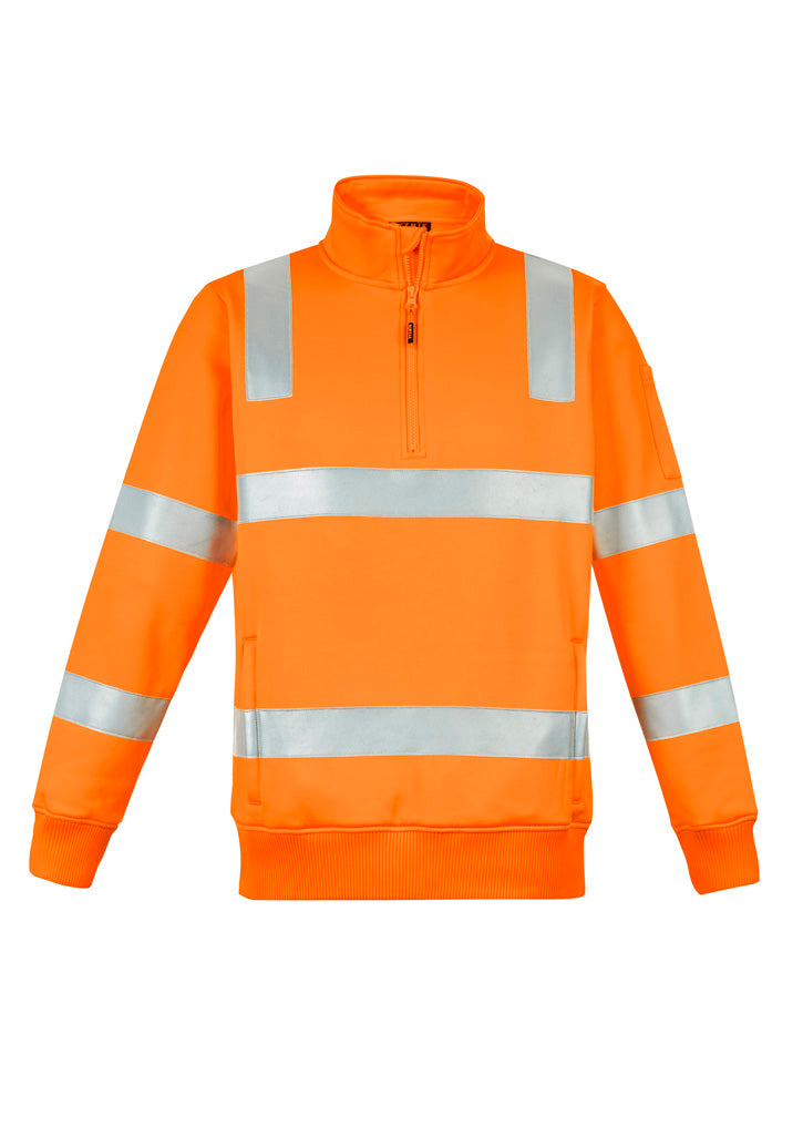 Unisex Hi Vis Vic Rail 1/4 Zip Pullover