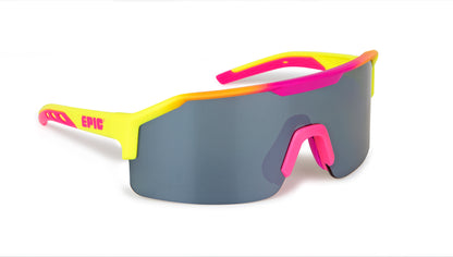 Glasses Safety Epic Stalyon -  Polarised Hyper Silver Mirror Anti-Scratch Lens - Chameleon Frame