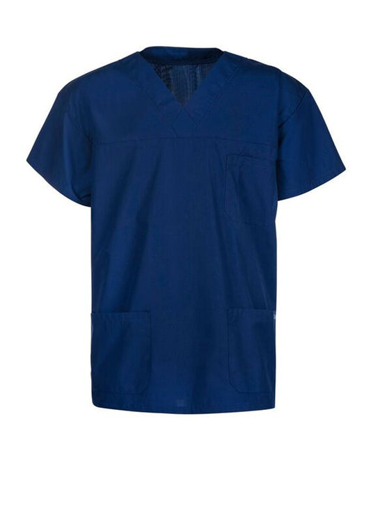 UNISEX SCRUB TOP WITH POCKETS