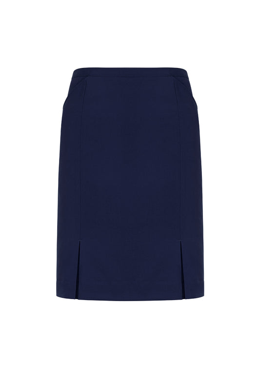 Siena Womens Front Pleat Detail Straight Skirt
