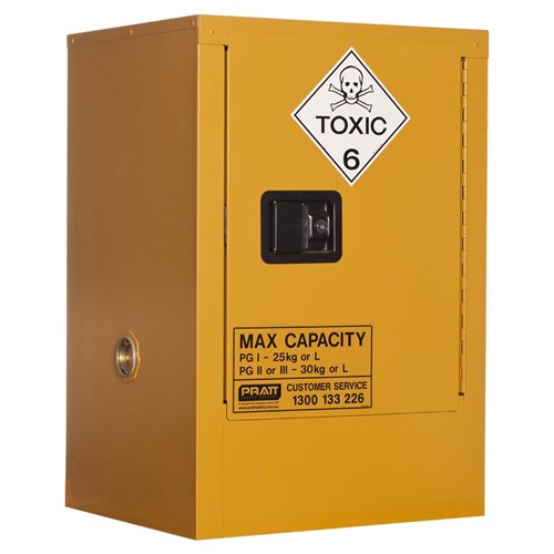TOXIC SUBSTANCE CABINET 30L 1D1S