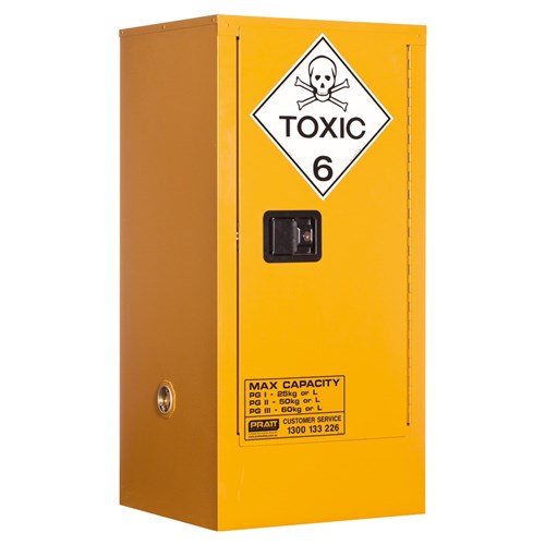 TOXIC SUBSTANCE CABINET 60L 1D2S