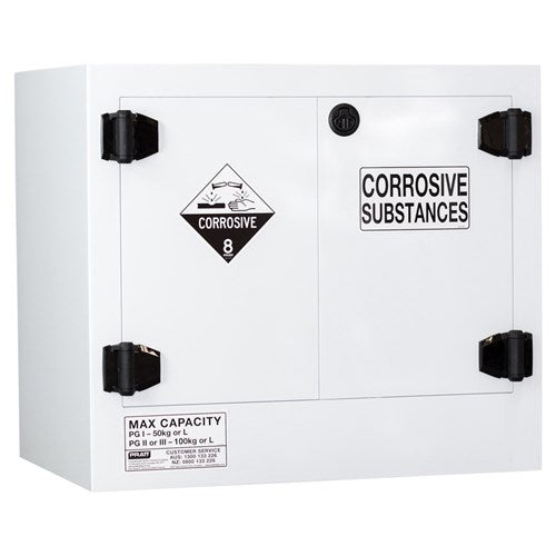 POLY CORROSIVE CABINET 100L 2D1S