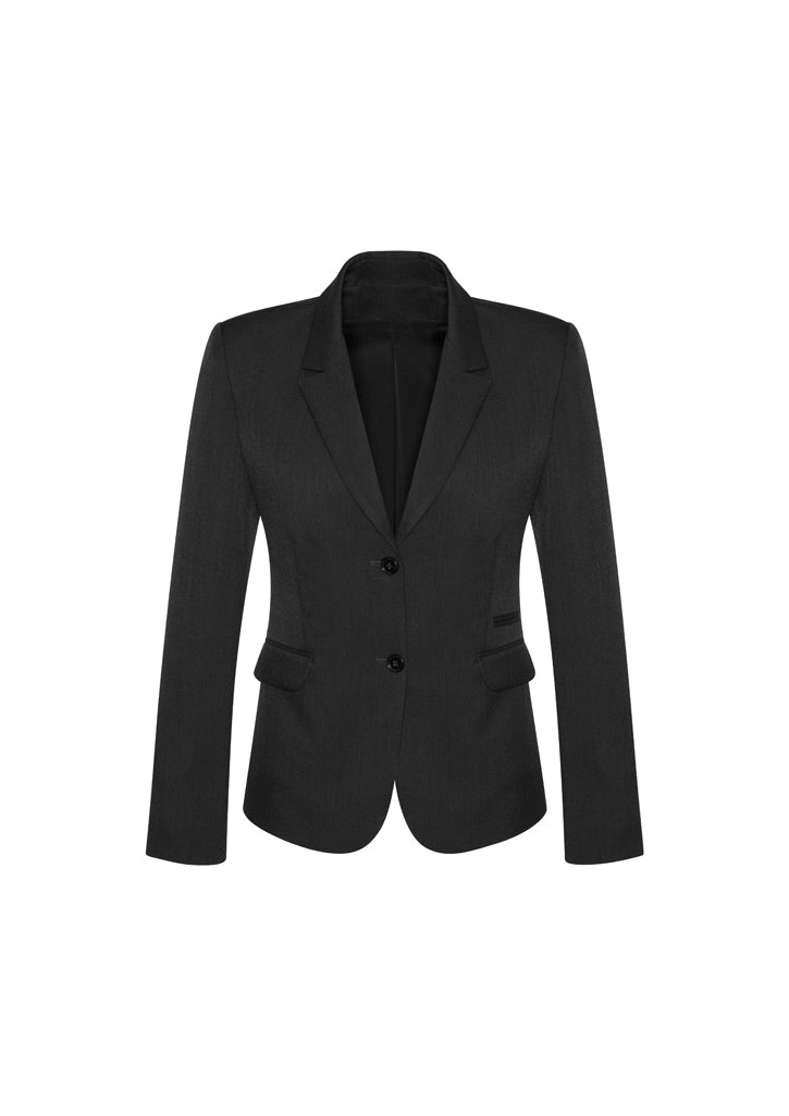 Cool Stretch Womens Two Button Mid Length Jacket