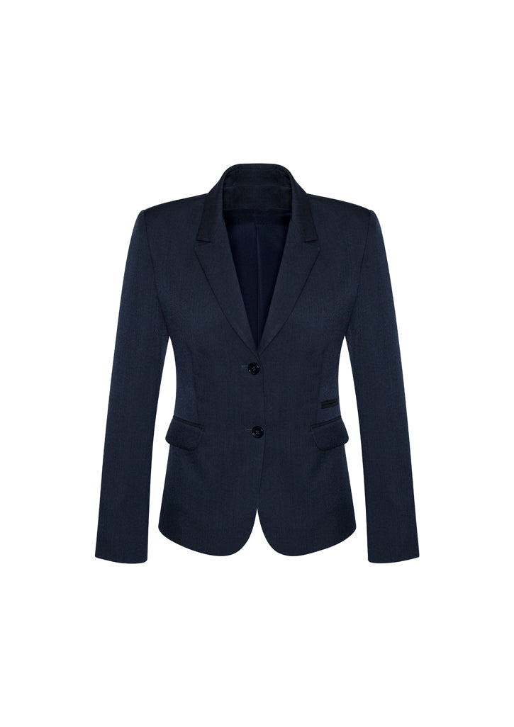 Cool Stretch Womens Two Button Mid Length Jacket