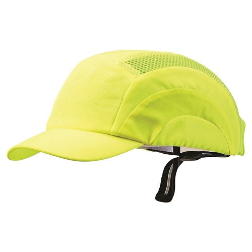 BUMP CAP SHORT PEAK YELLOW