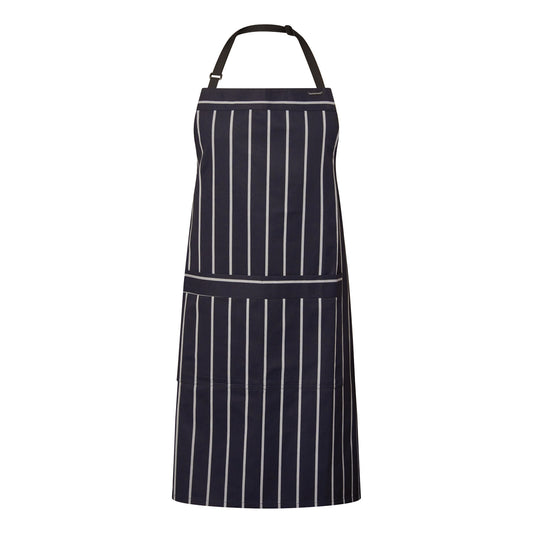 CAFE STRIPE APRON WTH PKT