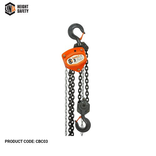 COMMERCIAL CHAIN BLOCK 3T 3m LIFT
