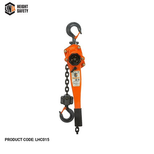 LEVER HOIST COMMERCIAL 1.5T 1.5m LIFT
