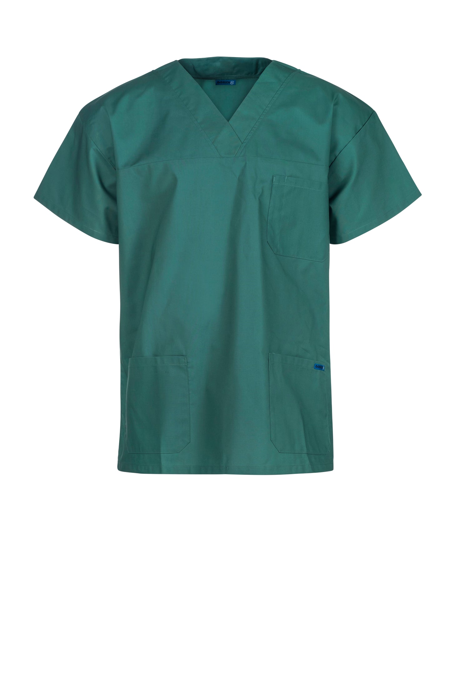UNISEX SCRUB TOP WITH POCKETS
