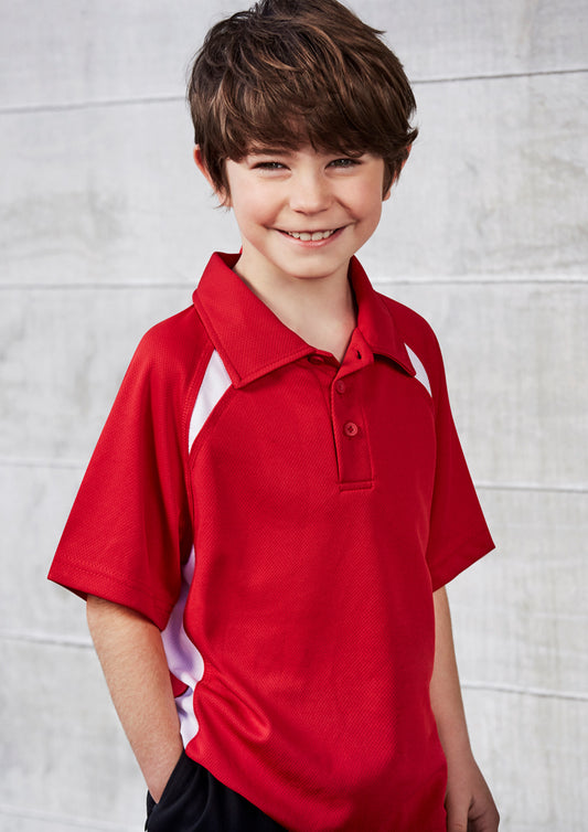 Kids Splice Short Sleeve Polo