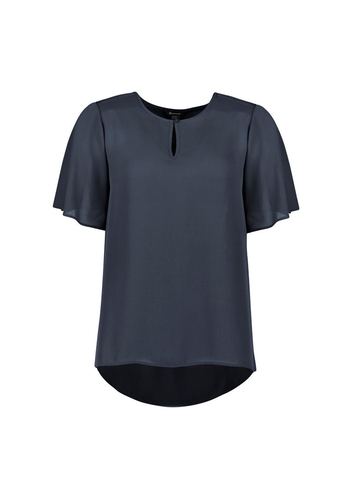 Vienna Womens Short Sleeve Blouse