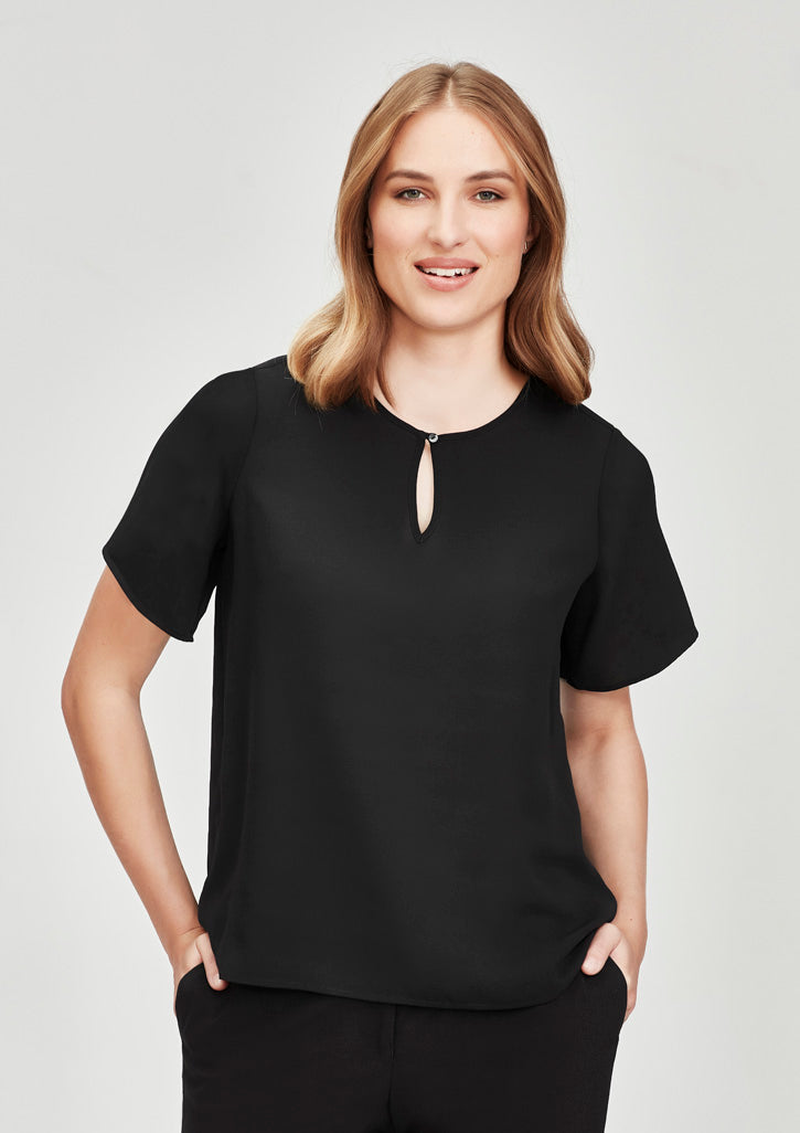 Vienna Womens Short Sleeve Blouse