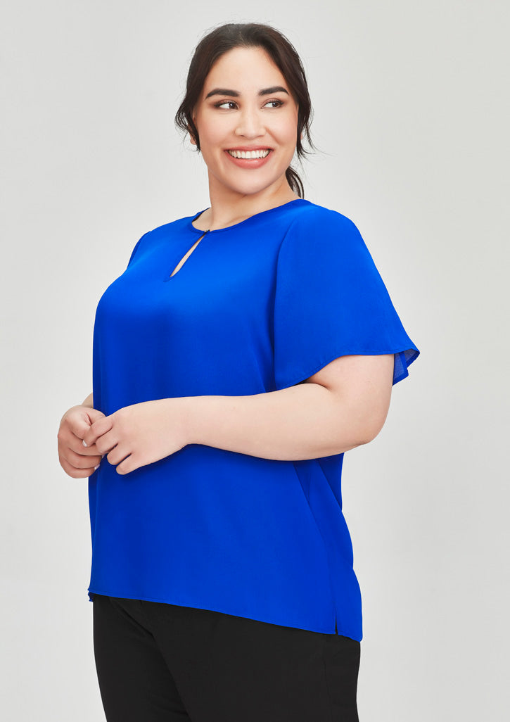 Vienna Womens Short Sleeve Blouse