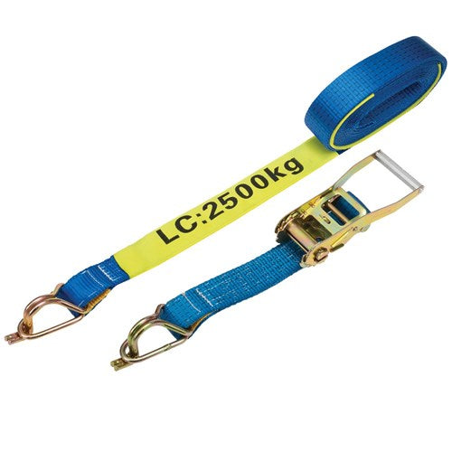 RATCHET TIE DOWN 2.5T 50mm x 12m BLUE