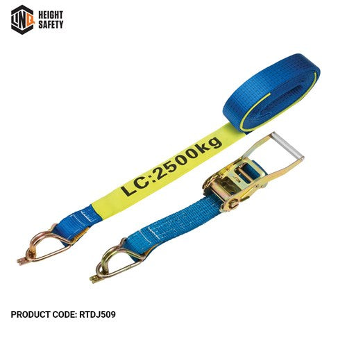 RATCHET TIE DOWN 2.5T 50mm x 9mm BLUE