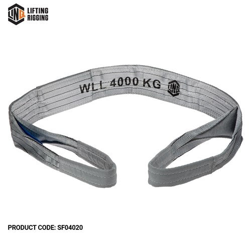 SLING FLAT 8:1 WLL 4T 2.0m GREY