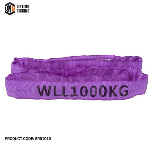 SLING ROUND 7:1 WLL 1T 1.0m VIOLET