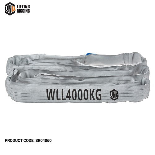 SLING ROUND 7:1 WLL 4T 6.0m GREY