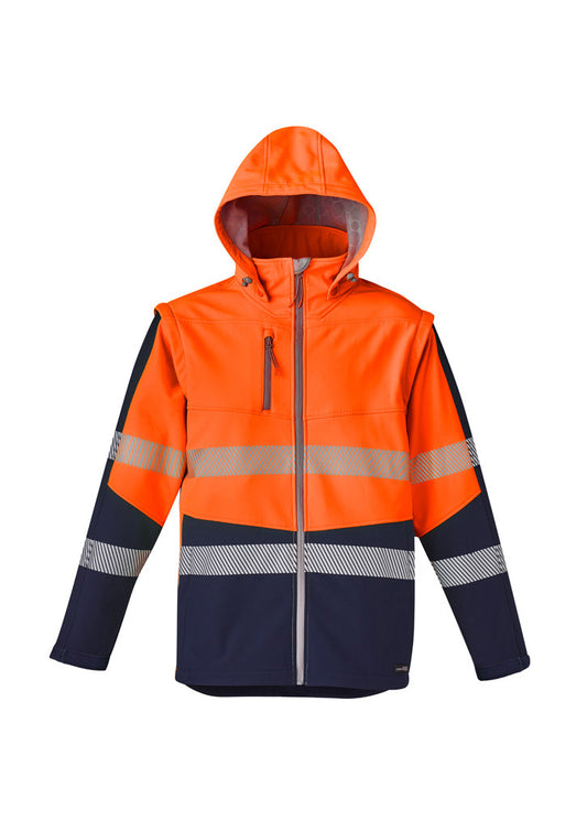 Unisex 2 in 1 Stretch Softshell Taped Jacket