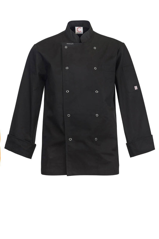 EXEC CHEF JACKET WITH STUDS LS